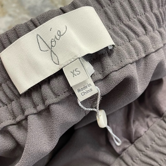 JOIE Mariner Pull On Elastic Waist Crepe Jogger Pants - Picture 2 of 13